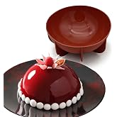 Goldbaking Silicone Dome Cake Pan 7 Inch Half Ball Baking Tray Nonstick Hemisphere Moussecake Mold Bread Mould Bake Form