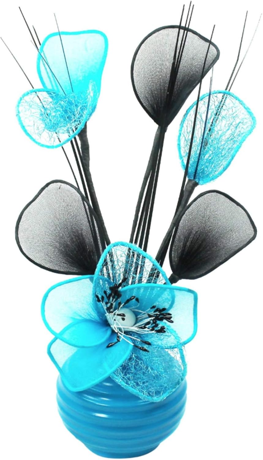 Farah Learning Fun Dark Teal Artificial Flowers Home Living Flowers