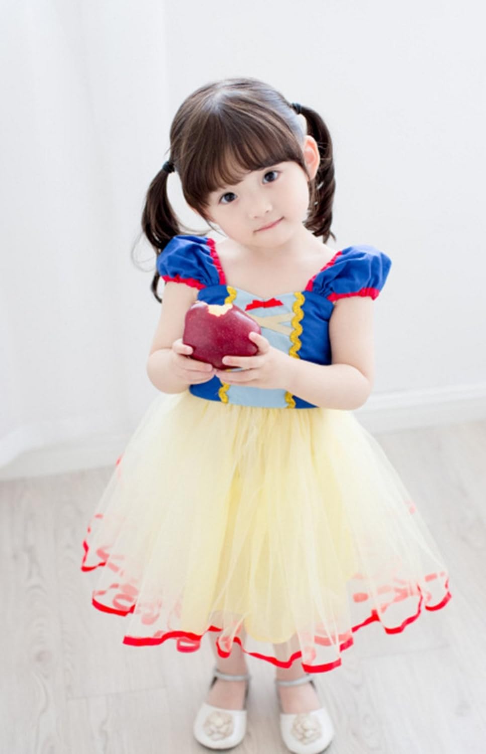 Amazon Co Jp エニィココ Anycoco ハロウィン ディズニー 白雪姫 風 コスチューム 衣装 子供用 女の子 服 ファッション小物