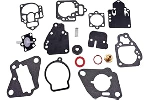 Carburetor Rebuild Kit,Gasket and Diaphragm Kit 1395-9761 1 1395-9725 1395-97611 for Mercury Marine 6-25HP 2cyl