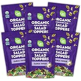 Go Raw Organic Sprouted Garlic Thyme Salad Toppers, 4 oz, 6 Pack, Pumpkin &amp; Sunflower Seeds, Keto, Kosher