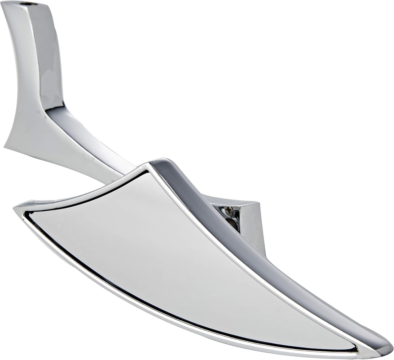A-Pro Mirrors Rearview Custom Style Motorcycle Handlebar Chrome, Black, Small