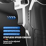 Qimu 21V Cordless Drill Set 2 Batteries 26Pcs Bits Kit Box LED Light view 5