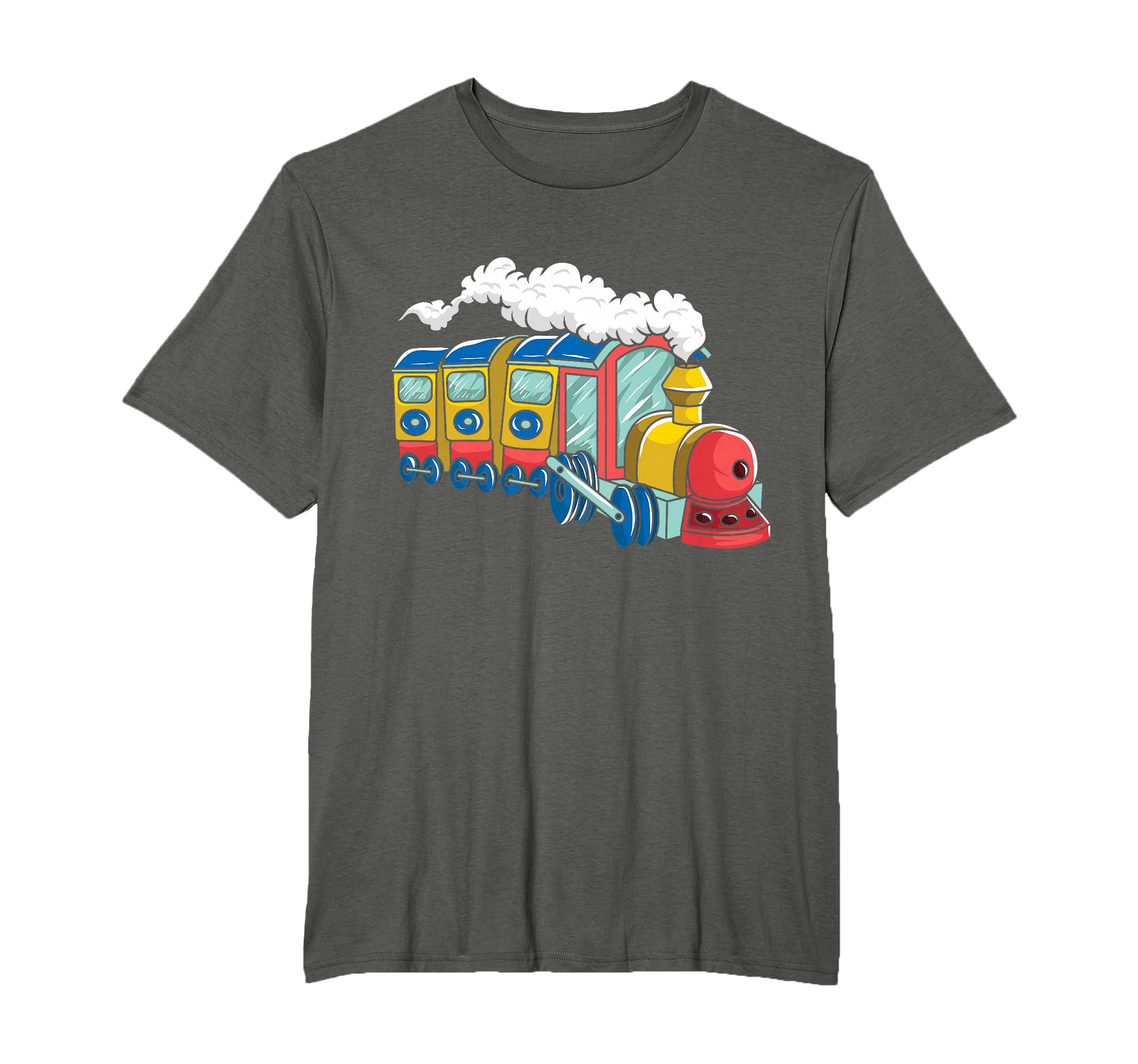 Kids Steam Locomotive Children Train Railroad Model Making T-Shirt
