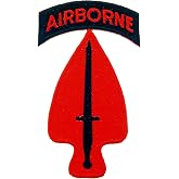 United States Army Special Operations Airborne Patch, Full Color, with Iron-On Adhesive
