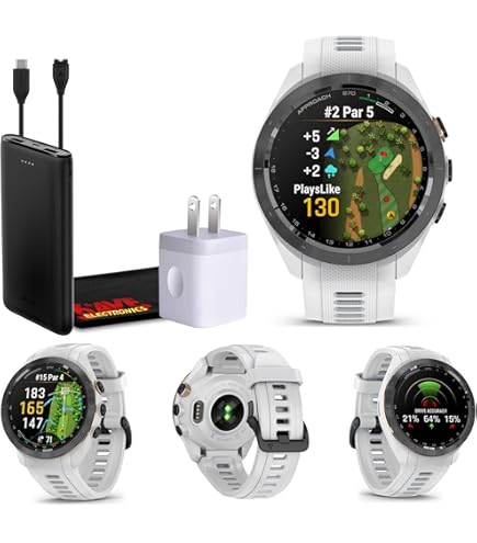 Amazon.com: Garmin Approach S70 42mm Fitness Tracker Watch, GPS
