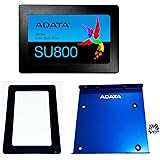 ADATA SU800 512GB 3D-NAND 2.5 Inch SATA III High Speed Internal SSD with 2.5/3.5 inch Bracket and Laptop Spacer Bundle (ASU800SS-512GT-C-TRAYSP)