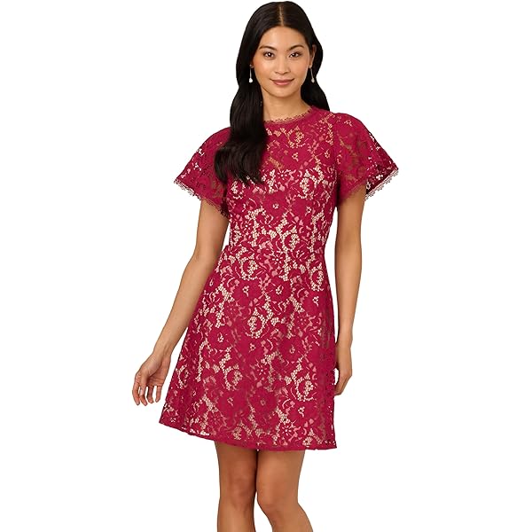 Amazon.com: Adrianna Papell Women's Lace Tuxedo Short Dress, Petunia, 8 :  Clothing, Shoes & Jewelry