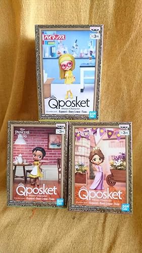 Amazon ディズニー Qposket Disney Character Q Posket Petit 全3種 セット ラプンツェル ハニーレモン ティアナ フィギュア ドール 通販