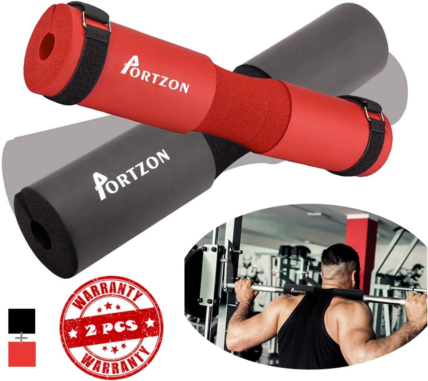 Portzon Squat Pad, Advanced Neck & Shoulder Ergonomic Protective Pad