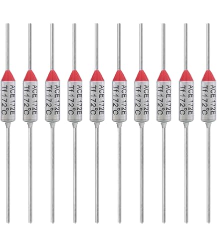 Lot De 5 Fusibles Thermiques Céramique RY/TF 172°C - 10A 250V - Pour Appareils électriques
