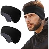 WTACTFUL Double-Layer Fleece Pro, Ear Warmers Muffs Cold Weather Winter Headband Ear Covers for Men Women Ski Running Cycling