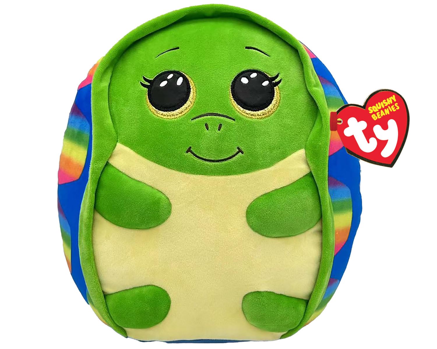TY Shruggie Turtle Squish a Boo 10 Inches - Squishy Beanies for Kids, Baby Soft Plush Toys - Collectible Cuddly Stuffed Teddy โ image 1