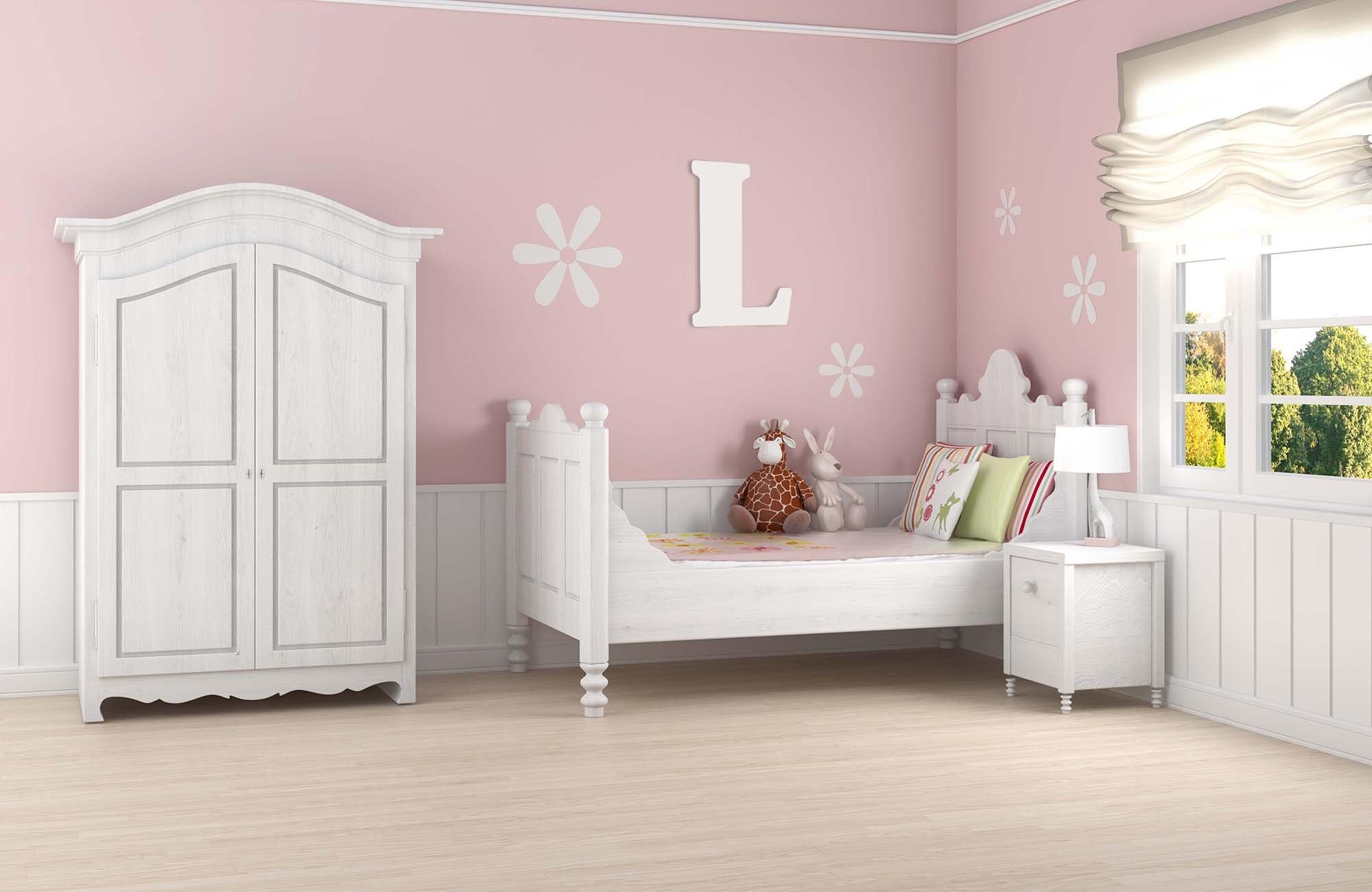 Munch Oversized White Wood Letters, L