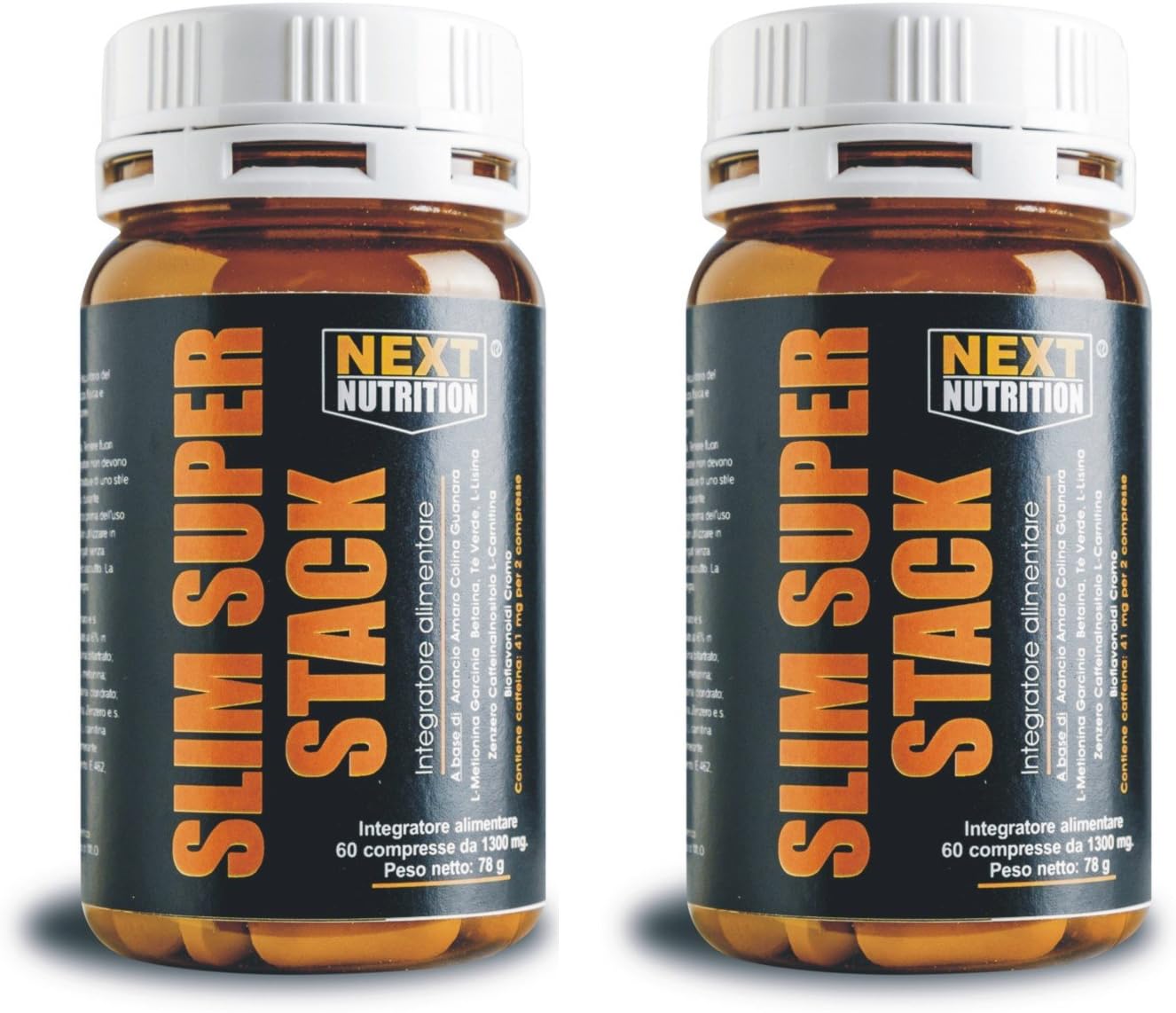 Slim Super Stack Powerful thermogenic Slimming Fat Burner | 3 Packs | 14 Active Ingredients Against Fat 60 Tablets Supplements Slimming Fat Burner