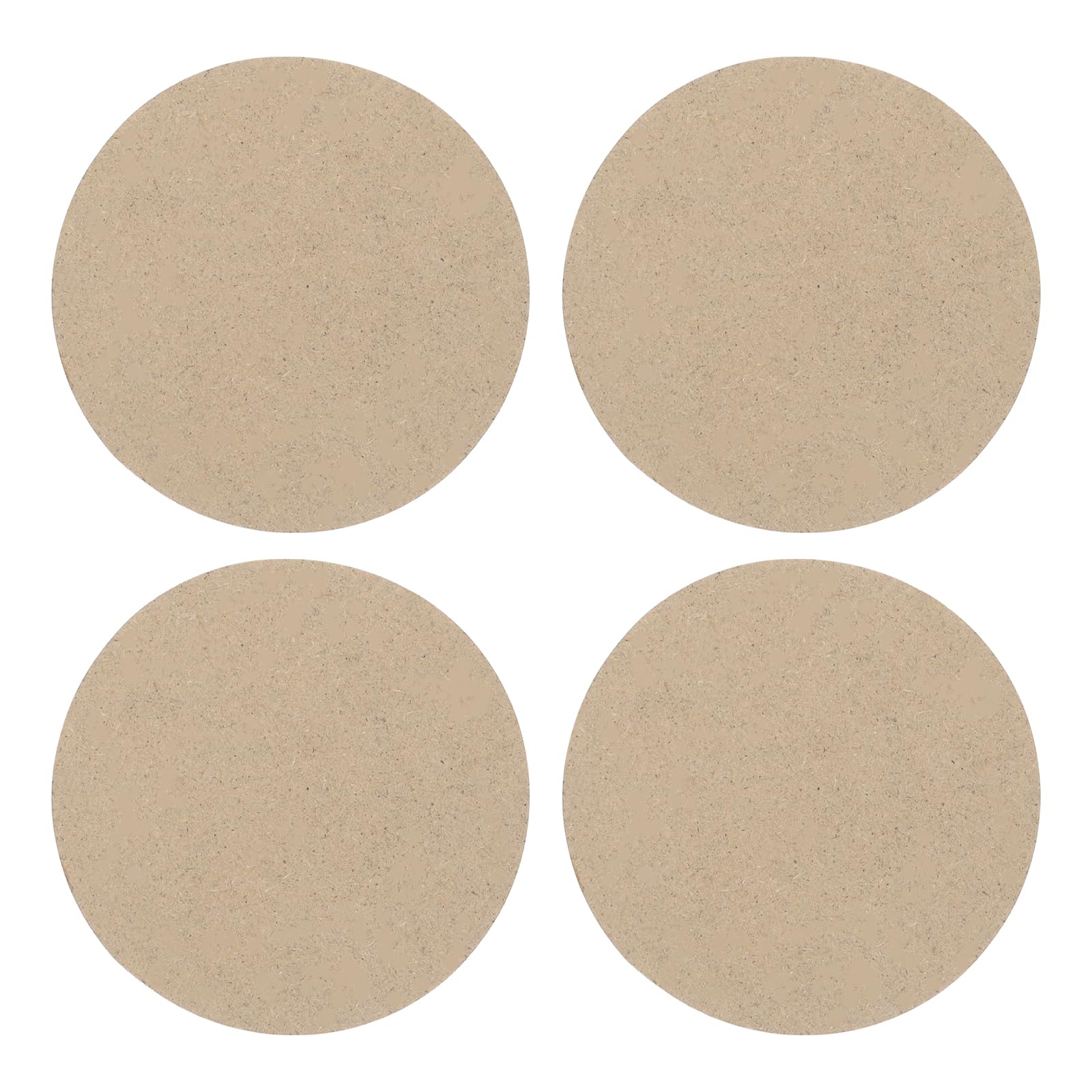 PATIKIL 5" Round Pottery Wheel Bat 4 Pack 0.4" Thickness for Pottery Wheel Clay Throwing and Ceramics