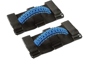 Savadicar 2 x roll bar Grab Handles Grip Handle for 1995-2020 Jeep Wrangler YJ TJ JK JL & Gladiator