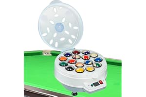 Electronic Pool Ball Cleaner Machine, Billiard Ball Cleaner Machine, Pool Ball Polishing Cleaning Machine, Clean, Polish & Ca