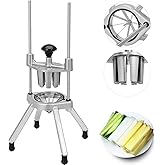 Happybuy 8-Section Commercial Easy Wedger Stainless Steel Blade Fruit Lime Slicer, Lemon Cutter 8 Wedges for Bar Restaurant
