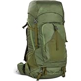 Kelty Asher Backpack, Daypack to Multi-Day Backpacking Capacity, Hiking, Lightweight Travel Pack, Internal Frame (85L Winter Moss)