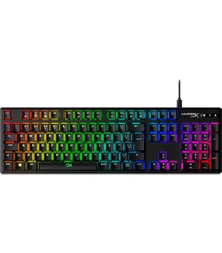 Teclado Mecânico Gamer HyperX Alloy Origins Core, RGB - HX-KB7RDX