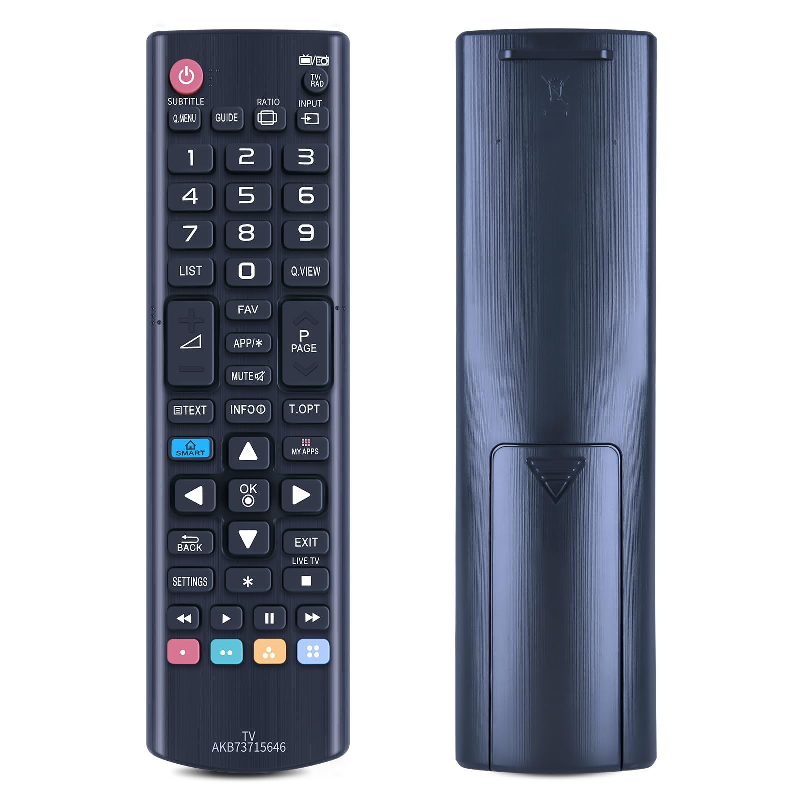 AKB73715646 Remote Control Replacement LG Smart TV remote control, compatible with 39LB5610ZCBEUJLJP(39LB5610) 39LB561V 39LB5700ZB 39LB570V 39LB570V-ZB 39LB5800SB 39LB5800ZM(39LB5800) 39LB580VAEU