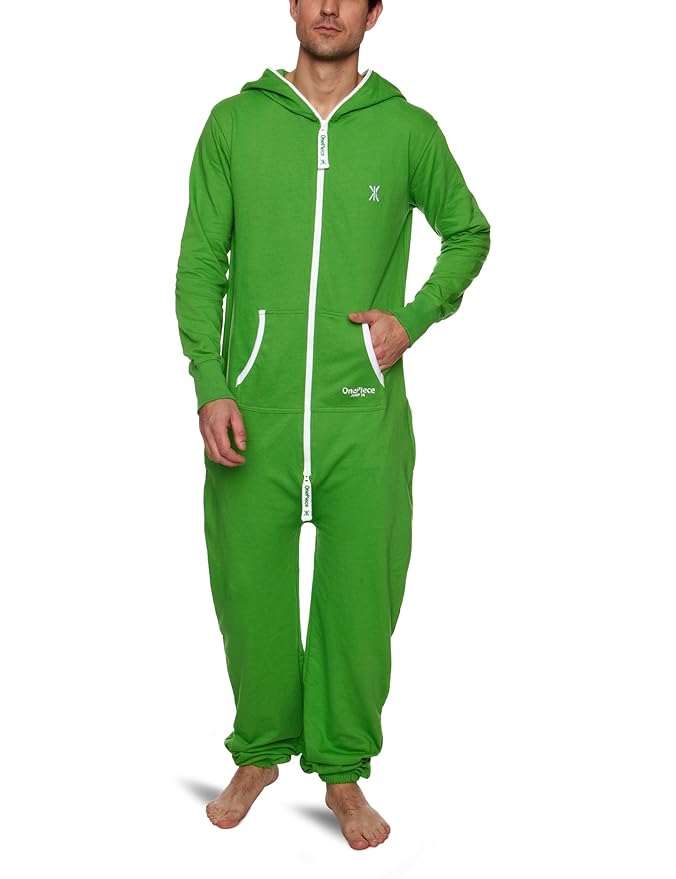 OnePiece Original Lightweight Unisex Onesie Jumpsuit Green X Small