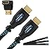 Twisted Veins 50&rsquo; High Speed HDMI Cable + Right Angle Adapter and Three Microfiber Cable Ties (Latest Version Supports Ethernet and Audio Return)