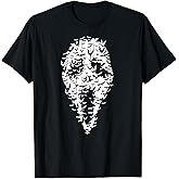 Horror Movie T-Shirt Scary Face Vintage Bats Halloween Tee T-Shirt
