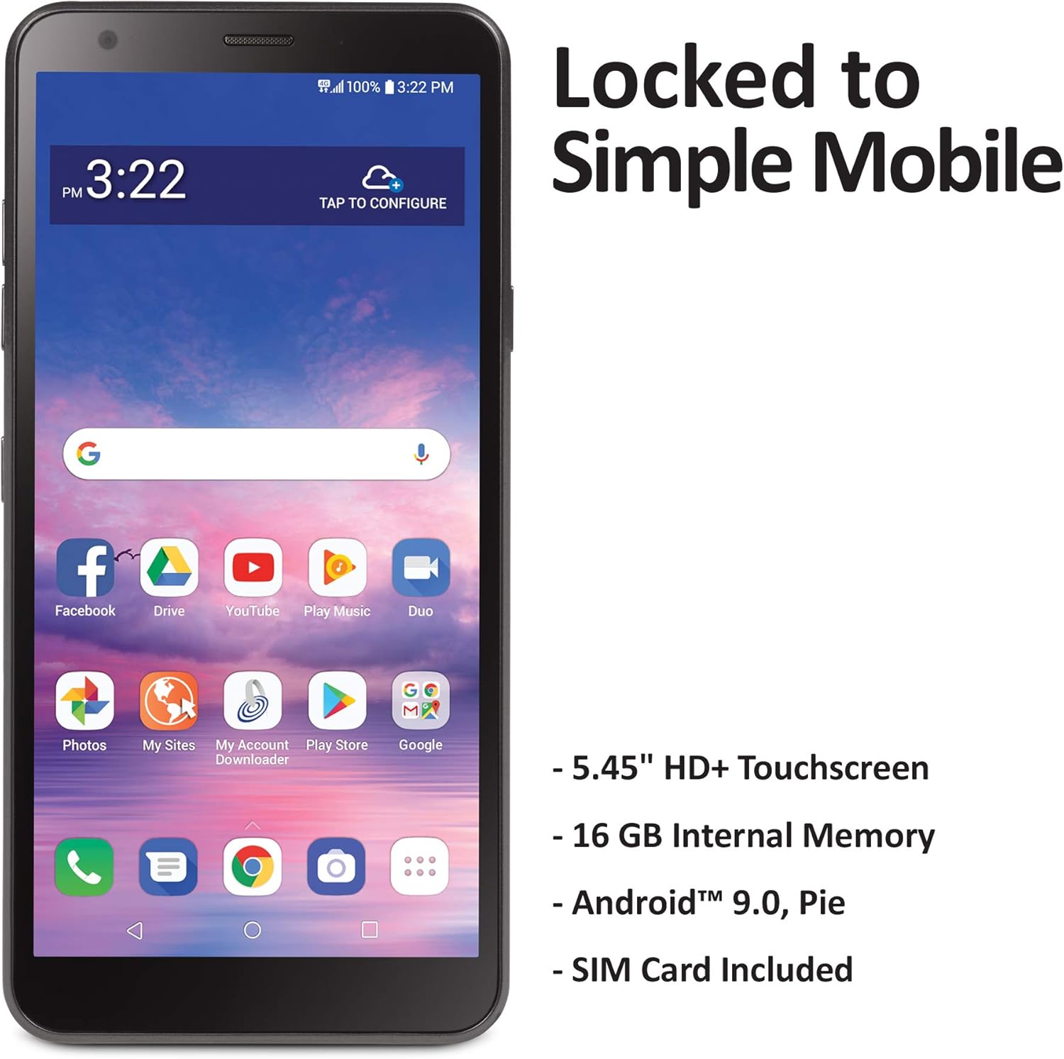Amazon.com: Simple Mobile LG Journey 4G LTE Prepaid Smartphone (Locked