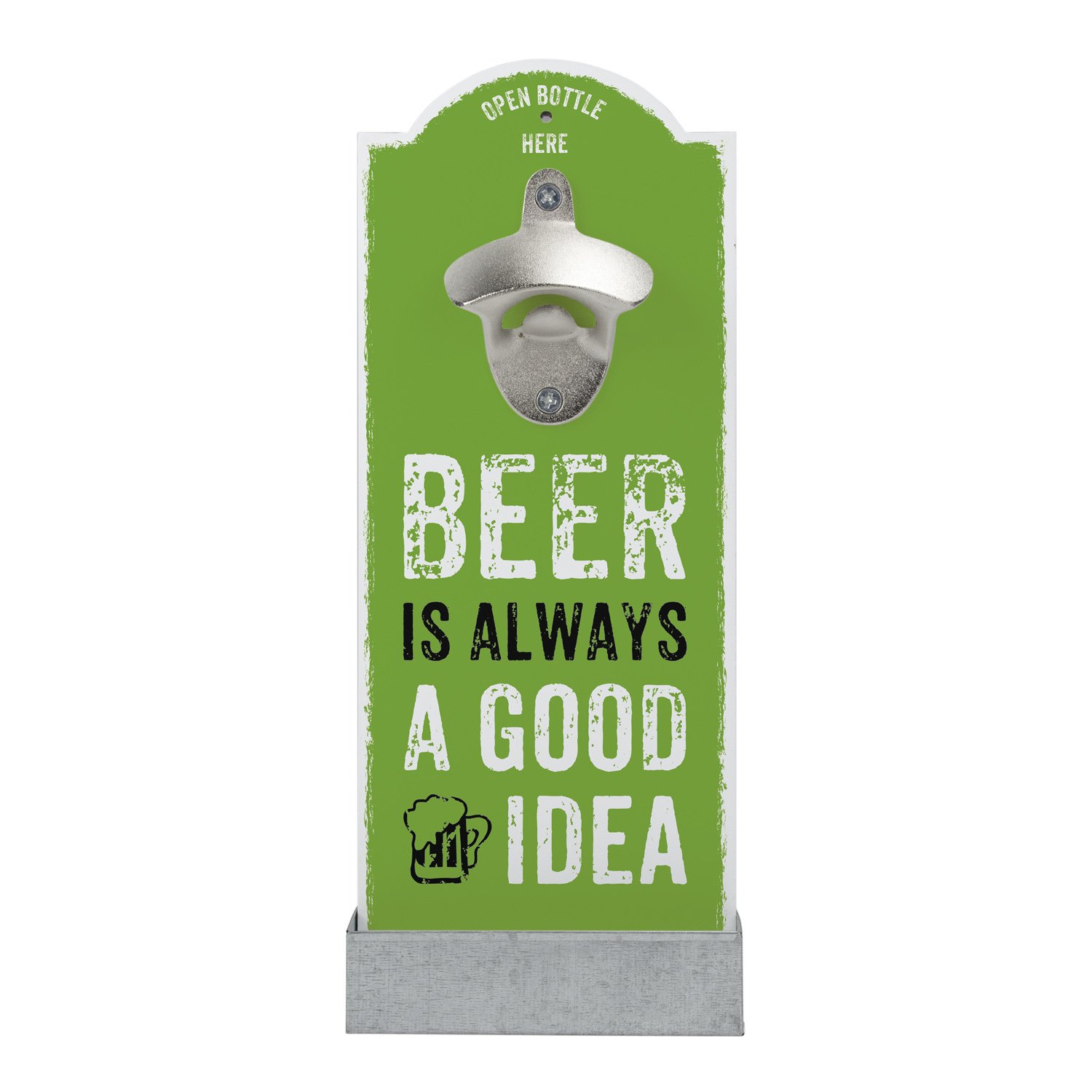 Bredemeijer "Beer Wall Mounted Bottle Opener, Green