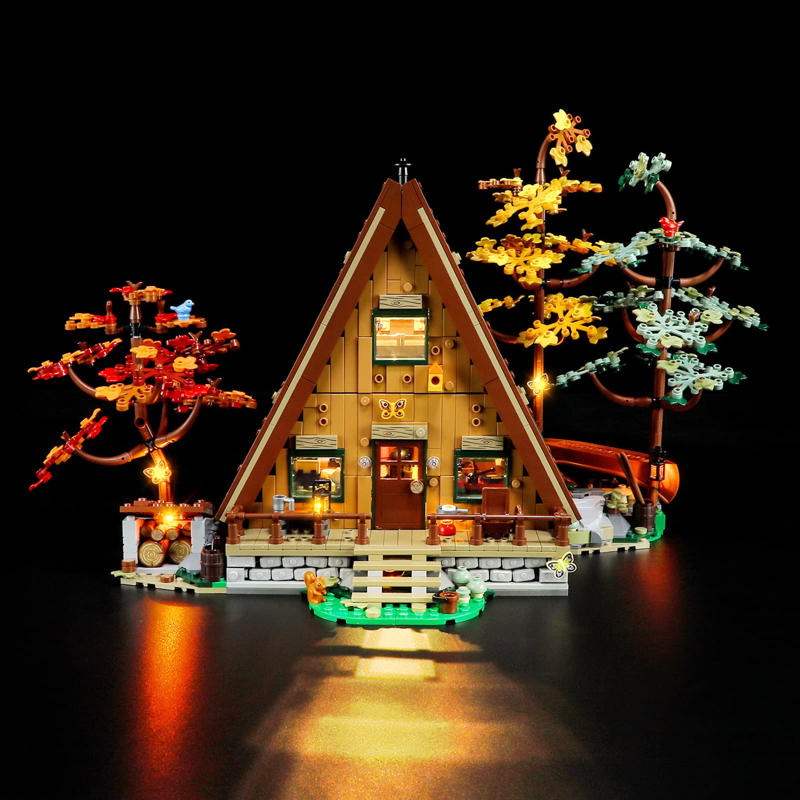 LIGHTAILING Light For Lego- 21338 A-Frame Cabin - Led Lighting Kit Compatible With Lego Building Blocks Model - NOT Included The Model Set
