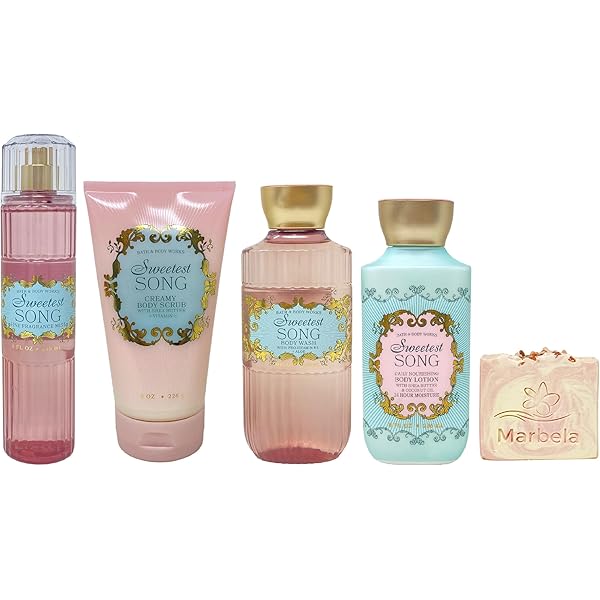 Amazon.com : Bath & Body Works SWEETEST SONG 4-piece Deluxe Gift