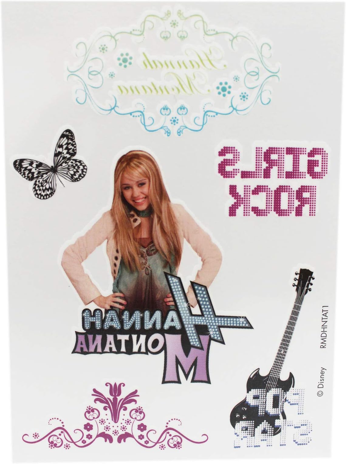 Disney's Hannah Montana Girls Rock Kids (6 Tattoos)