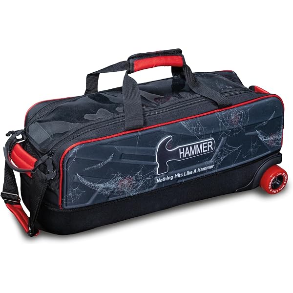 Amazon.com : Hammer Dye Sub Triple Tote Bowling Bag - Black Widow