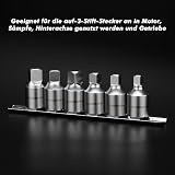 CASOMAN Oil Drain Plug Key Set 1/2 Drive 8mm 10mm 12mm 14mm 6PCS view 5