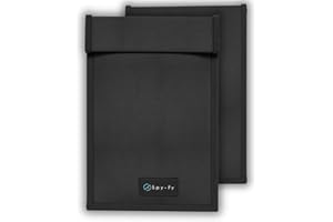 Spy-Fy Faraday Bag Mobile Phone - Faraday Bag 21 x 14 cm - Complete Radiation Protection for Mobile Phone Cases (iPhones and 