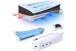 Gorixer Horizontal Stand for PS5 Slim/Pro with Hub, Base Stand Holder Accessories Compatible with PlayStation 5 Slim/Pro Disc