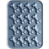 Nordic Ware Formed Puppy Love Treat Pan, 16 Cavities, Twilight Blue