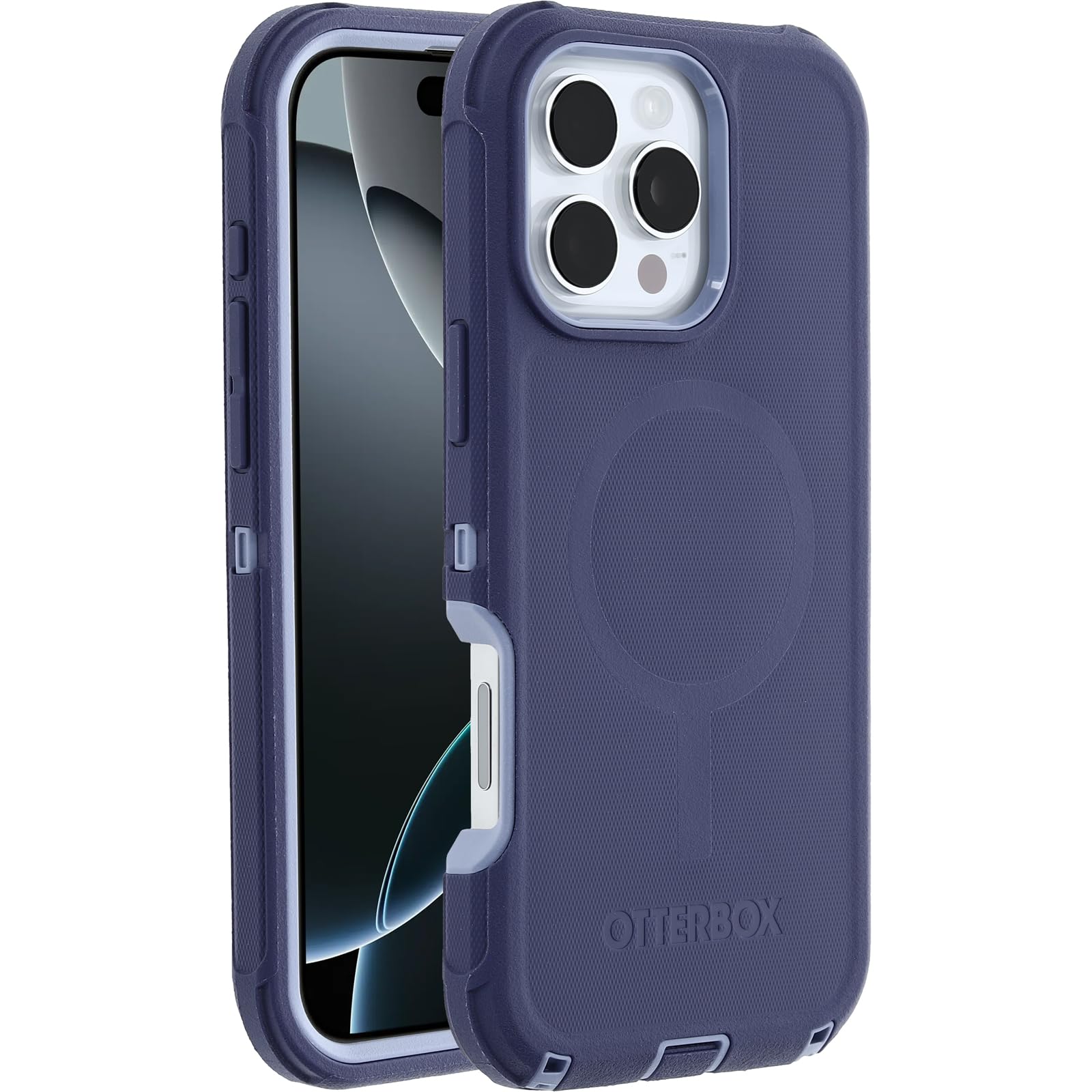 OtterBox Defender Series MagSafe Case for iPhone 16 Pro Max, Shockproof, Drop Proof, Ultra-Rugged, Protective Case, 7x Tested to Military Standard, Purple