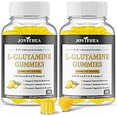 2 Pack L-Glutamine Gummies 1000mg, Glutamine Supplement for Women & Men, with BCAAs, Magnesium & NAC, Support Gut, Muscle Health & Immunity, Vegan, Non-GMO, Gluten Free, Keto Friendly, 120 Count