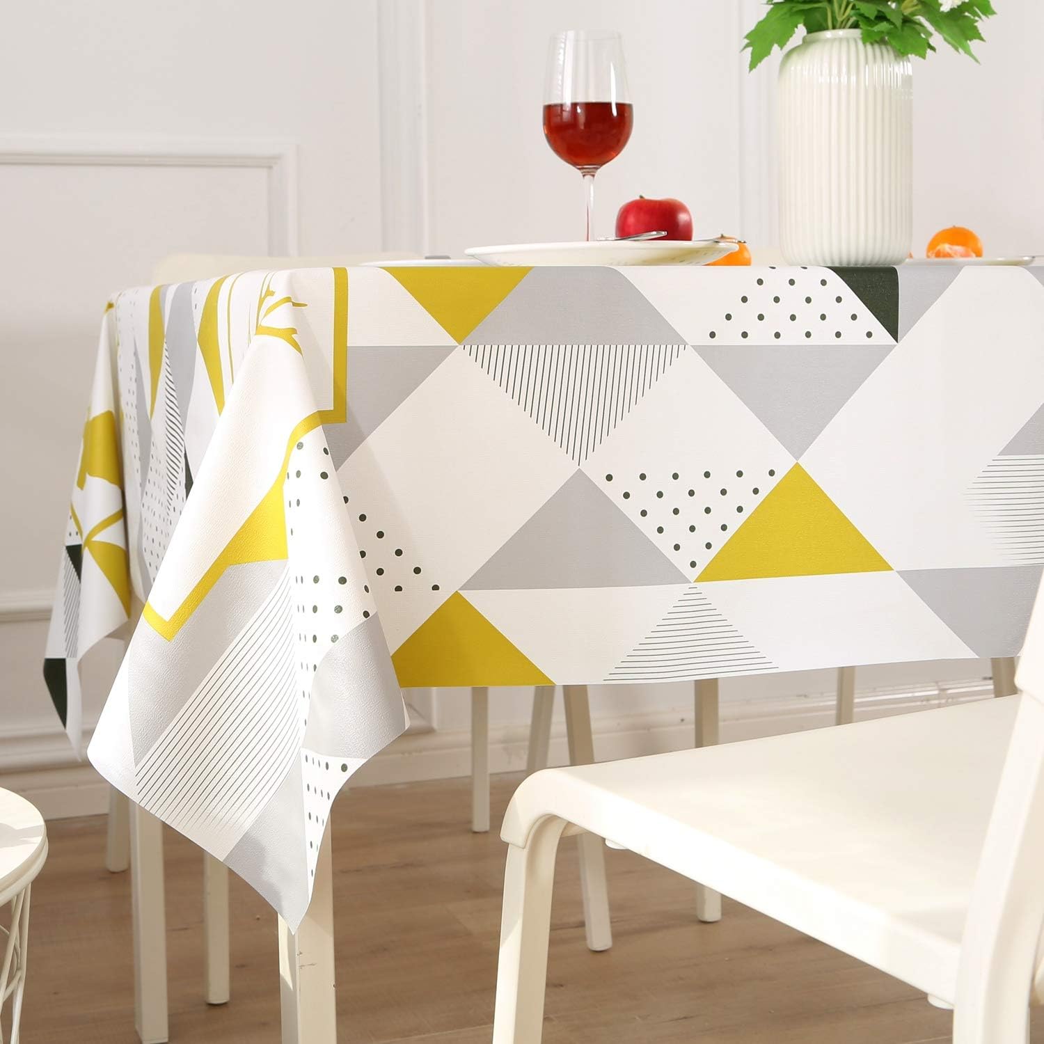 ENCOFT Tischdecke PVC Bunt Wassdicht AntiÖl Rechteckig