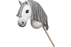 LeMieux Hobby Horse Earl - Striking Grey - Realistic Head - Perfect for Kids