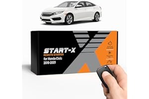 Start-X Remote Starter Kit for Honda Civic (2016, 2017, 2018, 2019, 2020, 2021) Vehicles | Key Ignition | Plug N Play Install | Lock 3X to Remote Start | Zero Wire Splicing