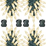 WATERGLIDE 4 Pack 50LED Outdoor Christmas