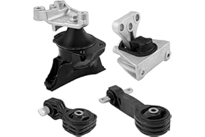 YEHERIT (Genuine OE Quality) Engine Motor Mount Compatible with Honda Civic 1.8L 2006-2011 Auto Transmission Motor Mount Replace A4530 A4534 A4543 A4546