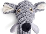 Petface Farmyard Buddies Mouse Stick Plush Dog Toy with Squeaker view 2