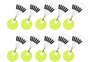 10Grop Spaces Bean Fishing Bobbers Stoppers Float Sinkers Stops for Line Float Stop Rubber Bobbers Accessory