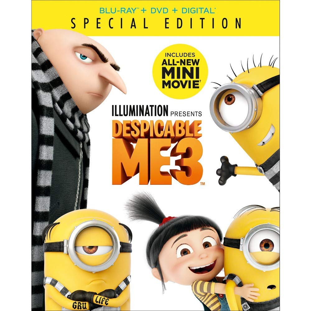 Despicable Me DVD Blu-ray Steve Carell