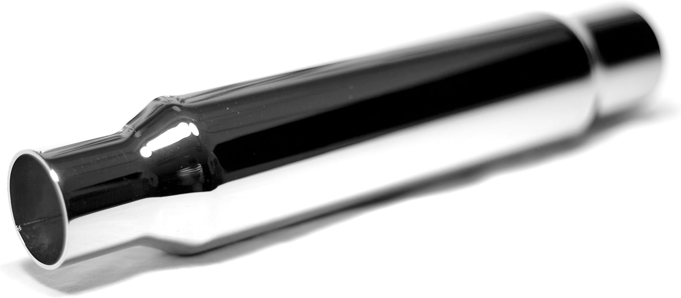 Chrome 12" Shorty Motorcycle Muffler